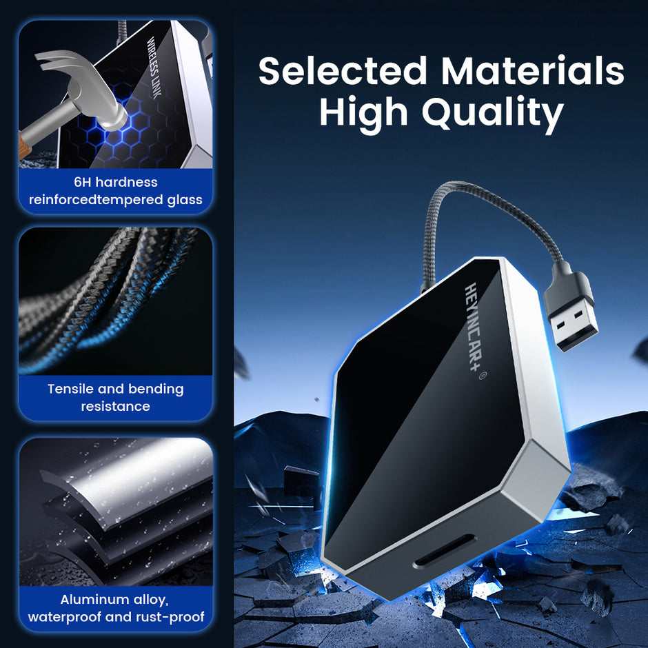 Convert Carbitlink to wireless CarPlay & Android Auto — Auto-connect, no cables