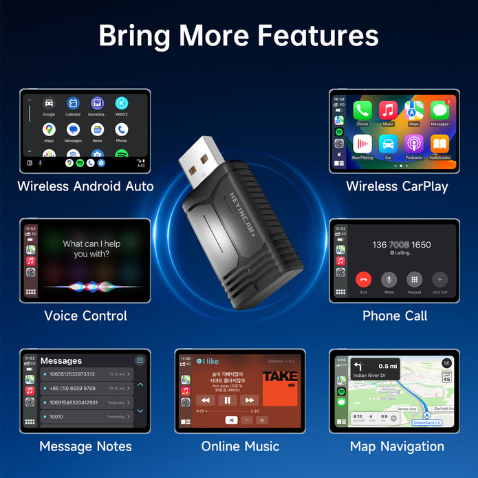Wireless CarPlay & Android Auto Adapter