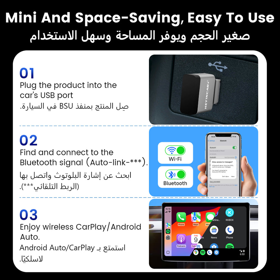 MINI Wireless CarPlay & Android Auto Adapter