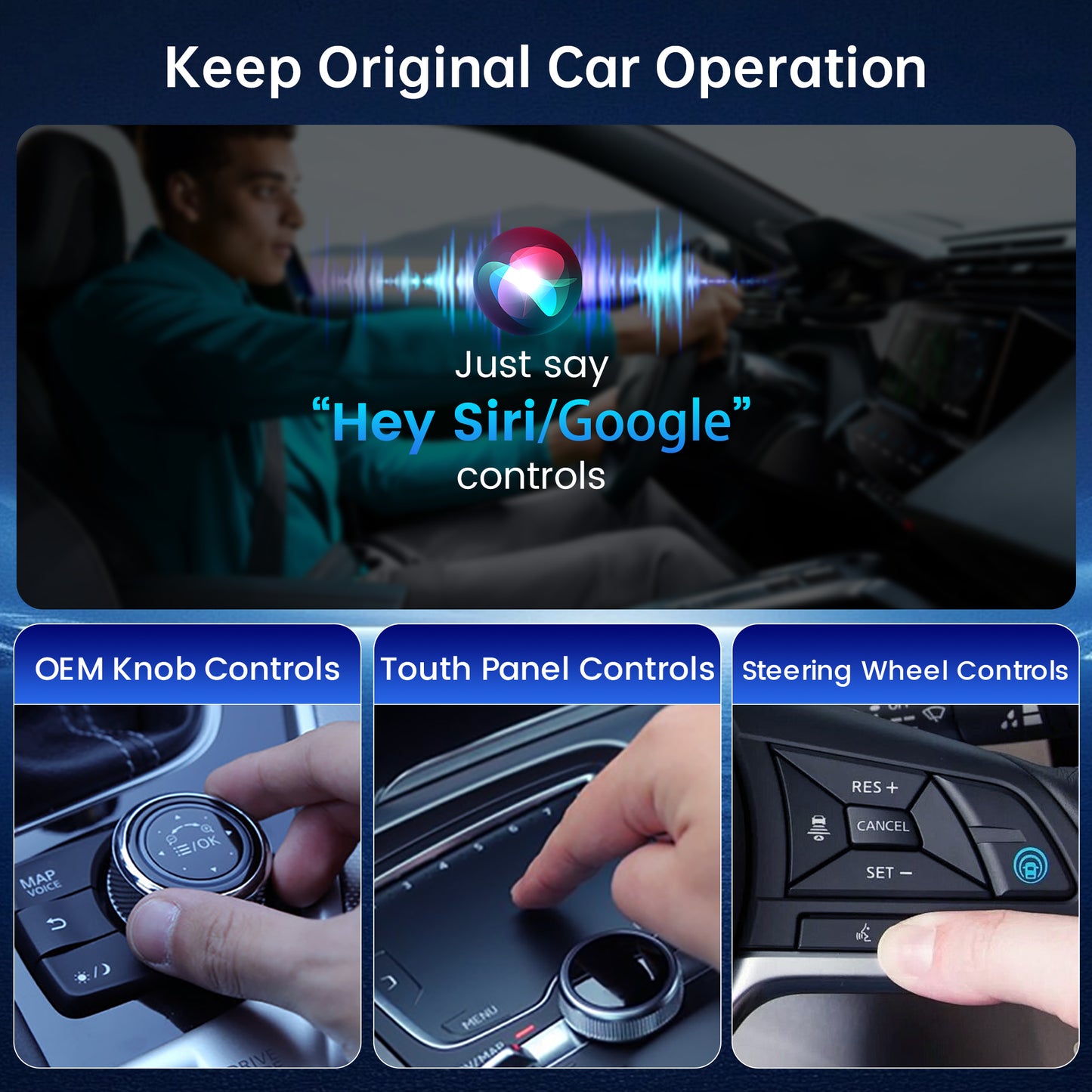 Wireless CarPlay & Android Auto Adapter