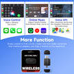 Wireless CarPlay & Android Auto Adapter--Dual-Head Design