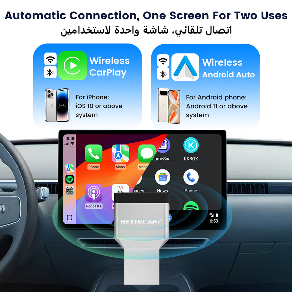 MINI Wireless CarPlay & Android Auto Adapter