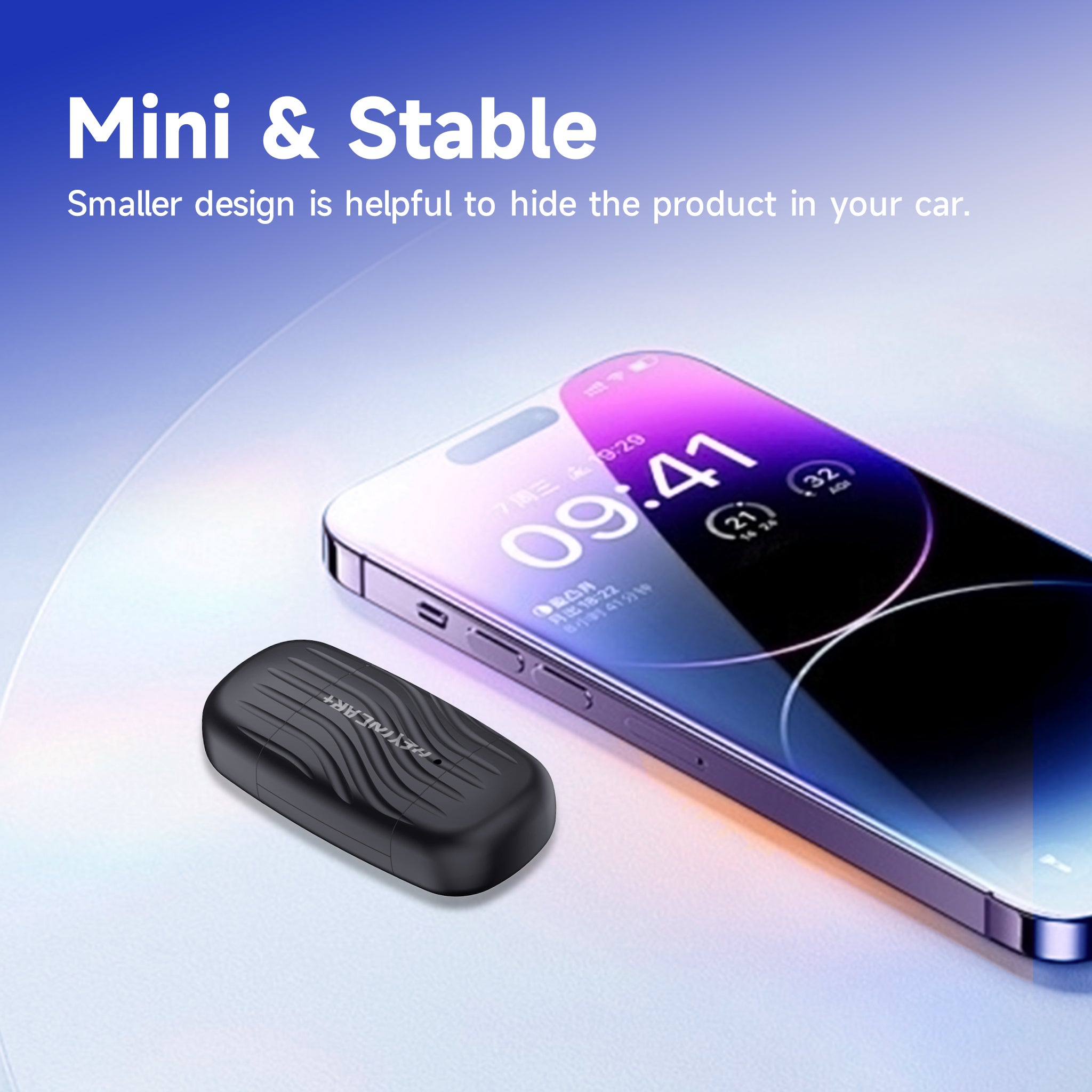 Wireless CarPlay & Android Auto Adapter--Dual-Head Design